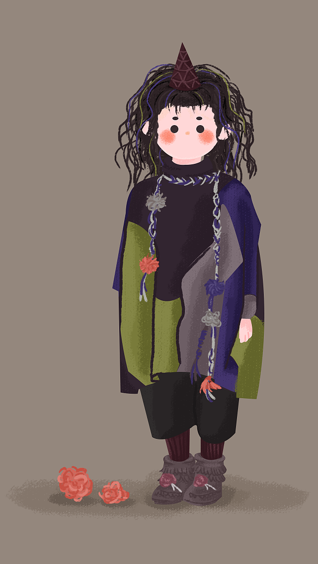 可爱的你——小小插画