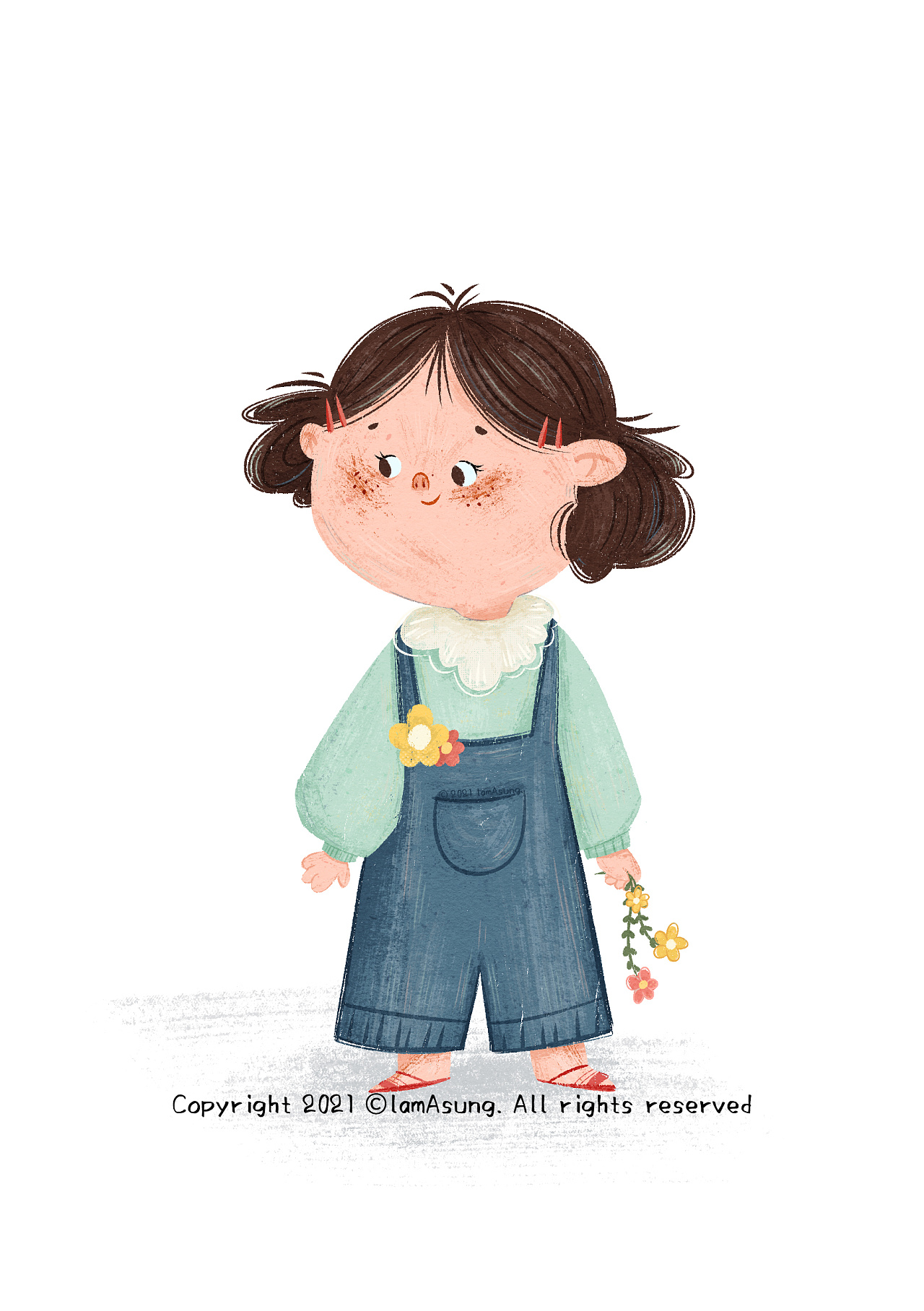 日常插画 | 无忧无虑的孩童