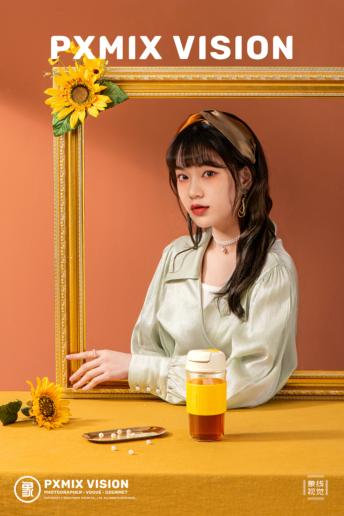 油画少女丨Boaoni 咖啡杯 x 光影集 PXMIX