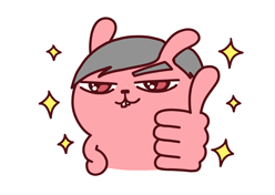 冷兔KAKAO表情（图ZMjEyMDE5MTI=） - 网络表情 - 站酷设计师冷兔同学原创素材 - 站酷ZCOOL