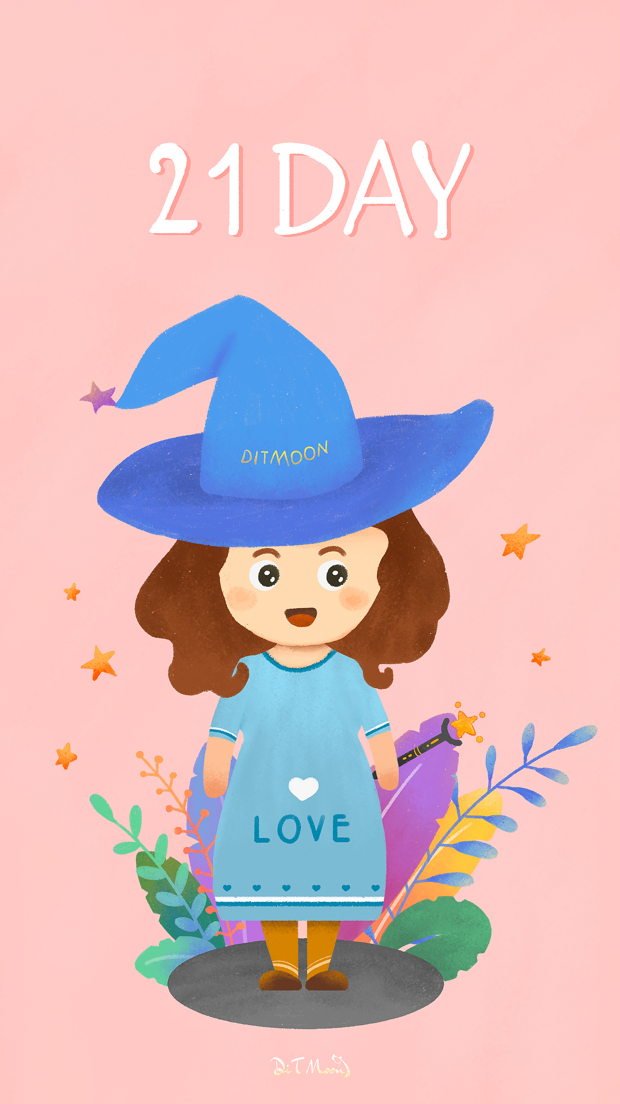 21DAY|個人向插畫創(chuàng)作練習(xí)（圖ZMjExMTkwMzky） - 創(chuàng)作習(xí)作 - 站酷設(shè)計(jì)師DITMoon原創(chuàng)素材 - 站酷ZCOOL