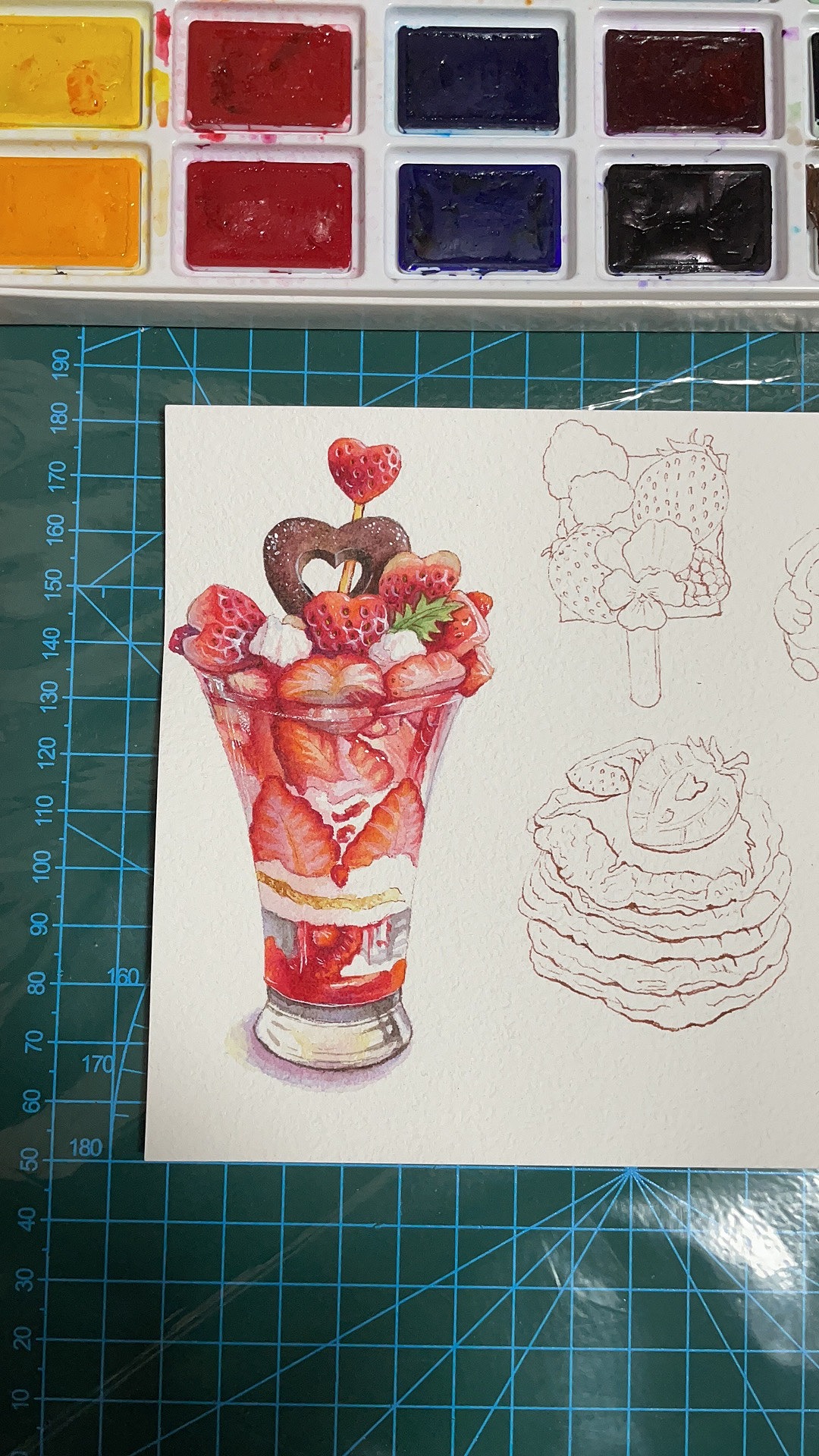 水彩甜品第二波