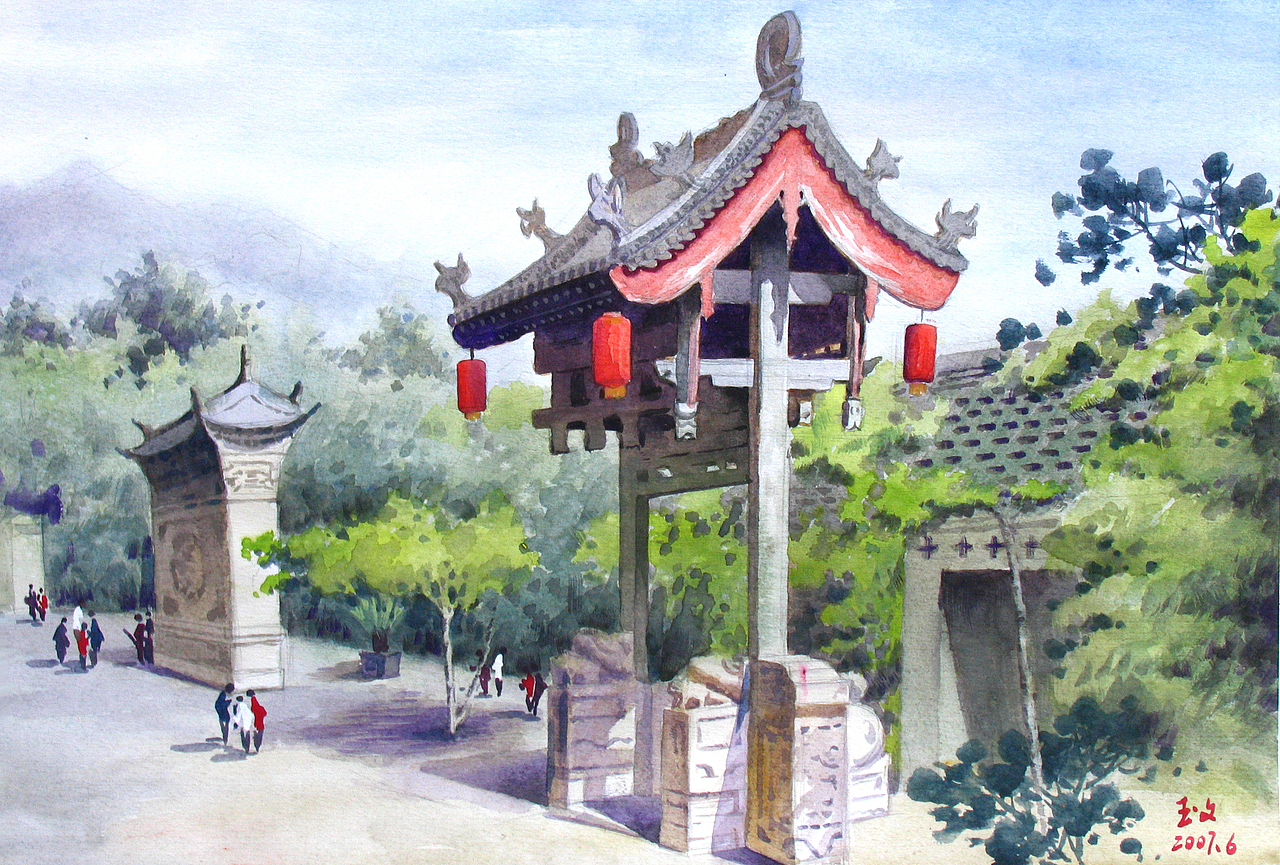 河南石板岩写生