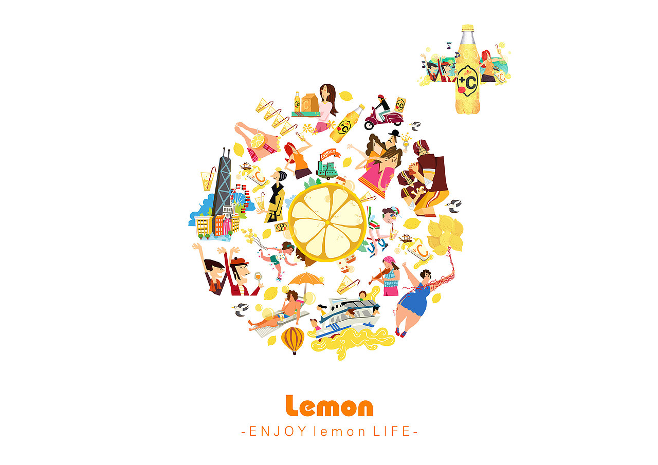 “Schweppes”－Coca Cola（图ZNTY3MDAxMDQ=） - 商业插画 - 站酷设计师LULULUhe原创素材 - 站酷ZCOOL