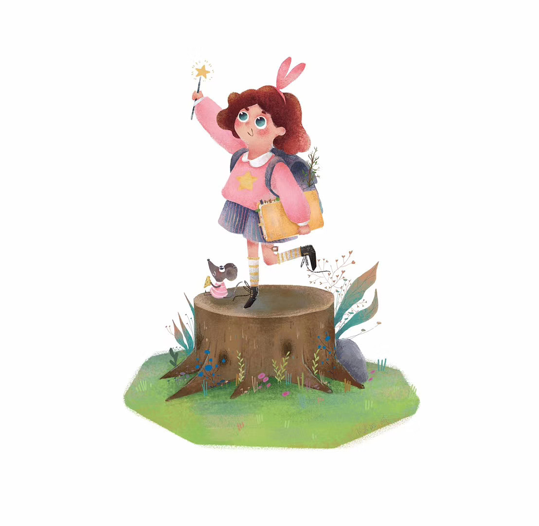 儿插（图ZMjMyNDg1MzQ4） - 儿童插画 - 站酷设计师MISITE路司原创素材 - 站酷ZCOOL