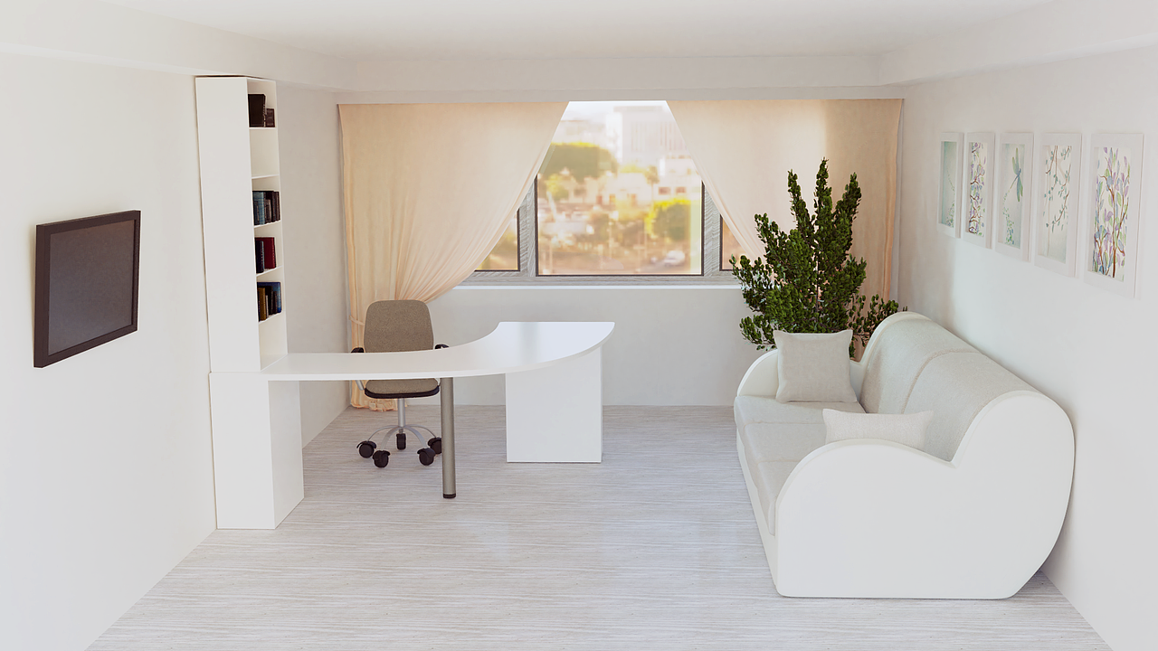 blender室内效果图习作