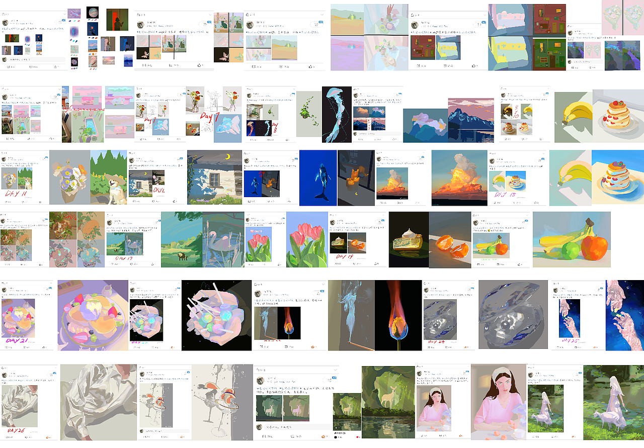 2020-2023绘画总结