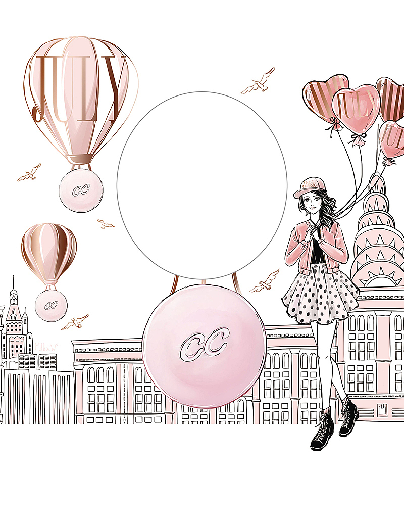 用彩妆与世界对话（图ZMTA4MzcxMjU2） - 商业插画 - 站酷设计师MilliaWong原创素材 - 站酷ZCOOL