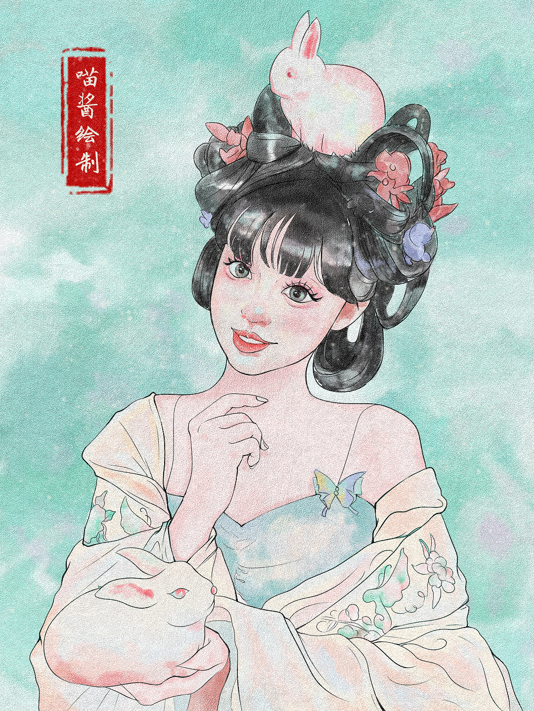古风插画（图ZMzA0NTAyOTU2） - 艺术插画 - 站酷设计师幼南原创素材 - 站酷ZCOOL