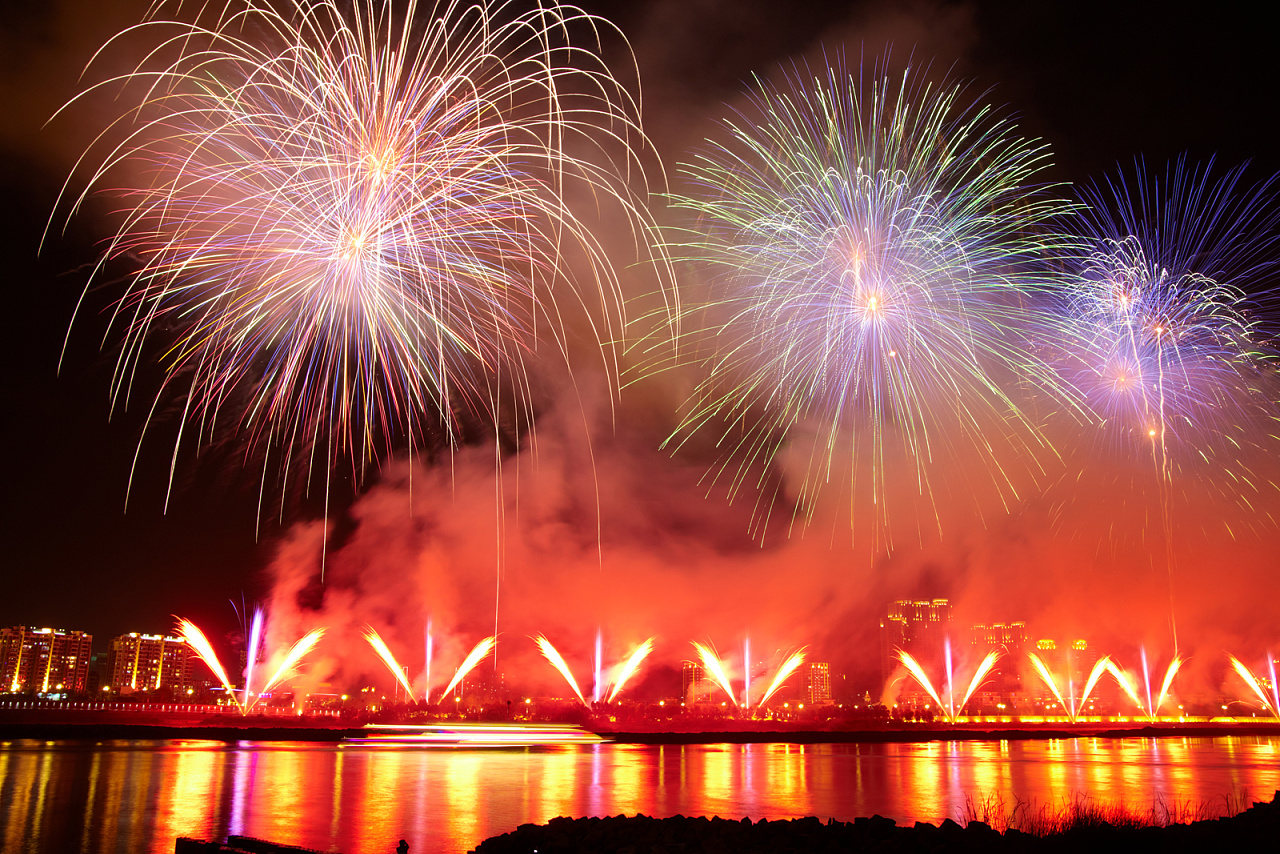 2011福州518海交会焰火表演