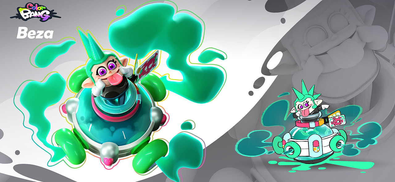 游戏项目colorbang3（图ZMzc3ODMxNTE2） - 游戏原画 - 站酷设计师西音那原创素材 - 站酷ZCOOL