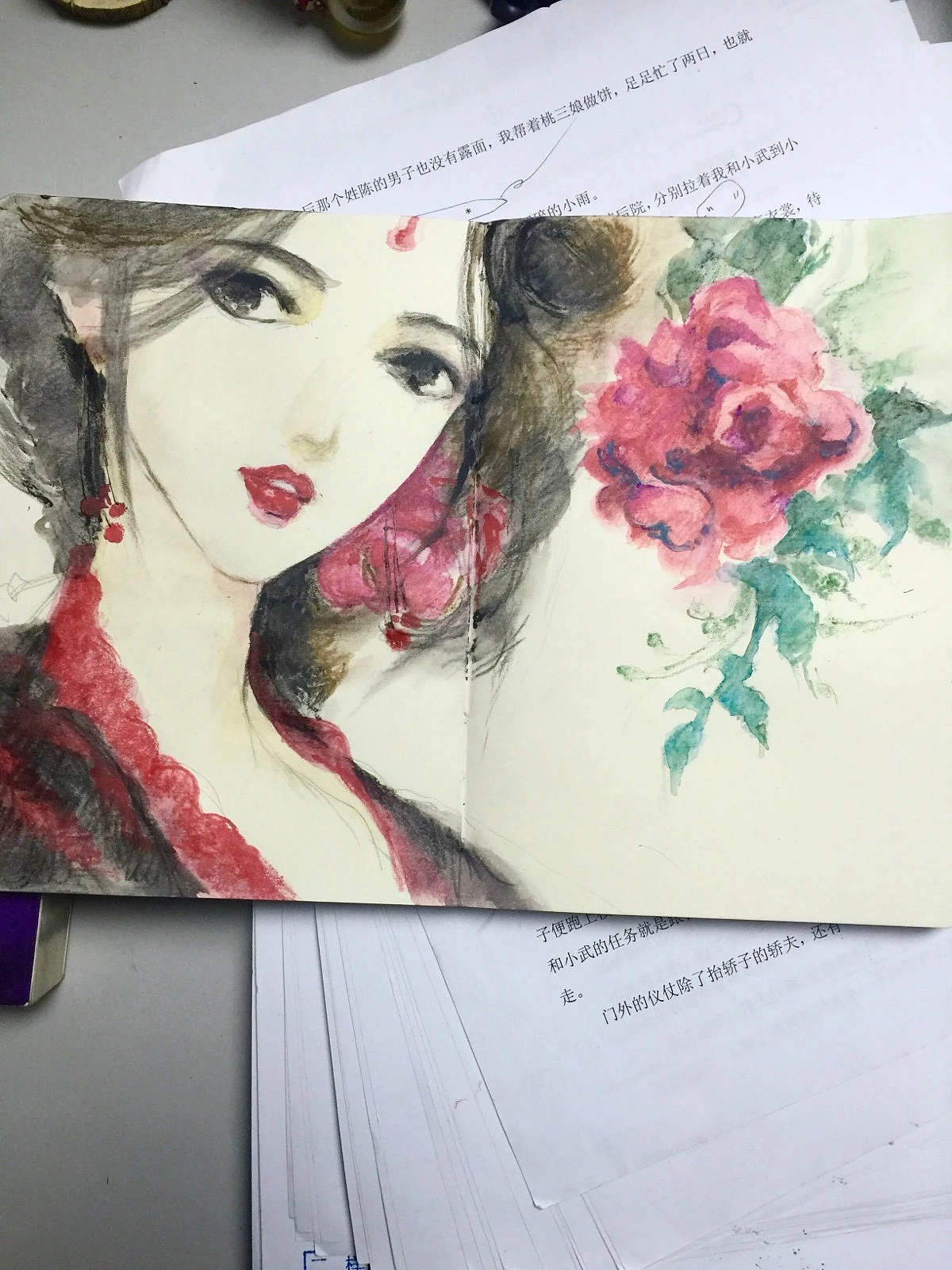 饕餮娘子（圖ZNjQ3NDQwNTY=） - 商業(yè)插畫(huà) - 站酷設(shè)計(jì)師羽微藍(lán)原創(chuàng)素材 - 站酷ZCOOL