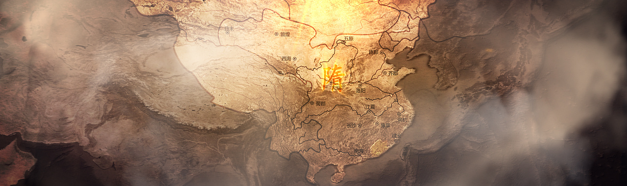 一组老旧羊皮纸地图区位