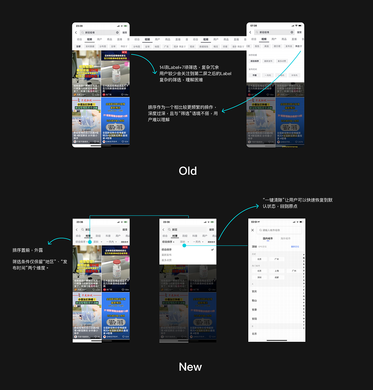 抖音疫情条件下筛选器的设计与竞品调研（图ZMjc2NzU0NjQ0） - 交互/UE - 站酷设计师阿普Anderson原创素材 - 站酷ZCOOL