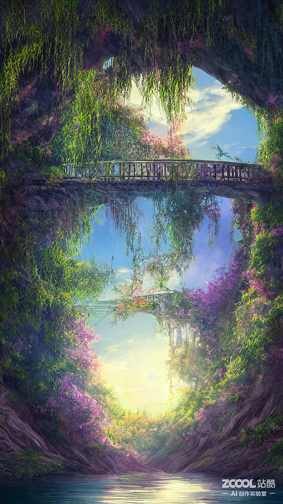 #AI创作实验室#风景（图ZMzE5NTQzMjUy） - AI作品 - 站酷设计师工夫茶2333原创素材 - 站酷ZCOOL