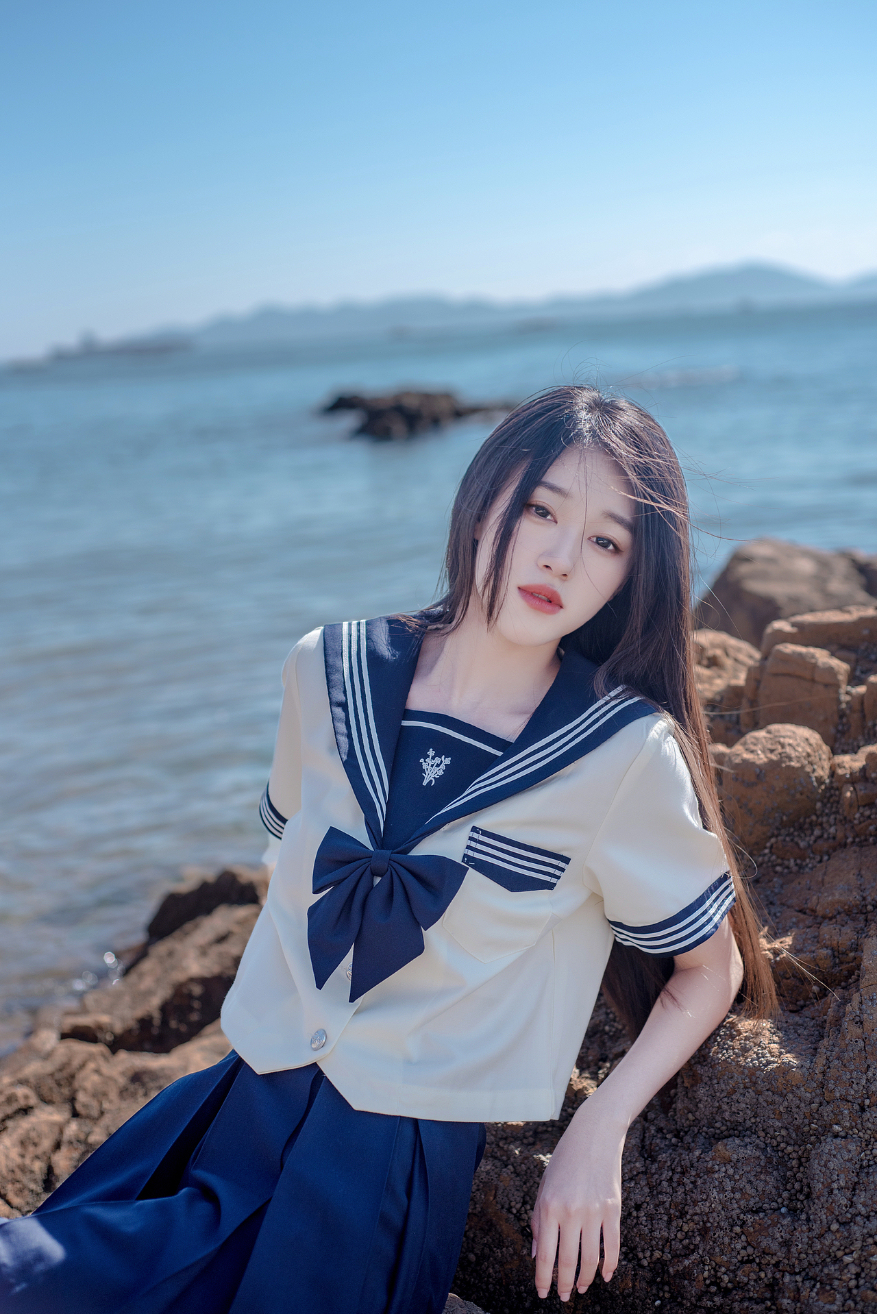 日系Jk水手服（圖ZMzEwNDk4OTEy） - 人像攝影 - 站酷設(shè)計(jì)師青島攝影師野子原創(chuàng)素材 - 站酷ZCOOL