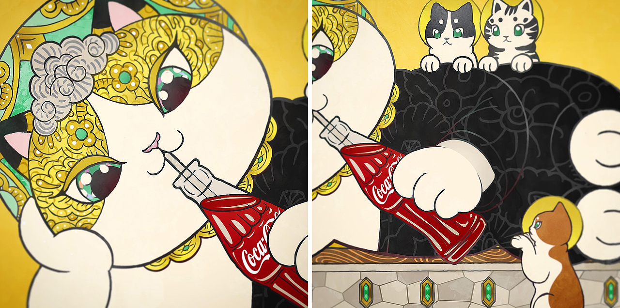 艺术作品 猫之神系列2015～2021（图ZMjg0ODg2Mjcy） - 艺术插画 - 站酷设计师isolan麦麦伟原创素材 - 站酷ZCOOL