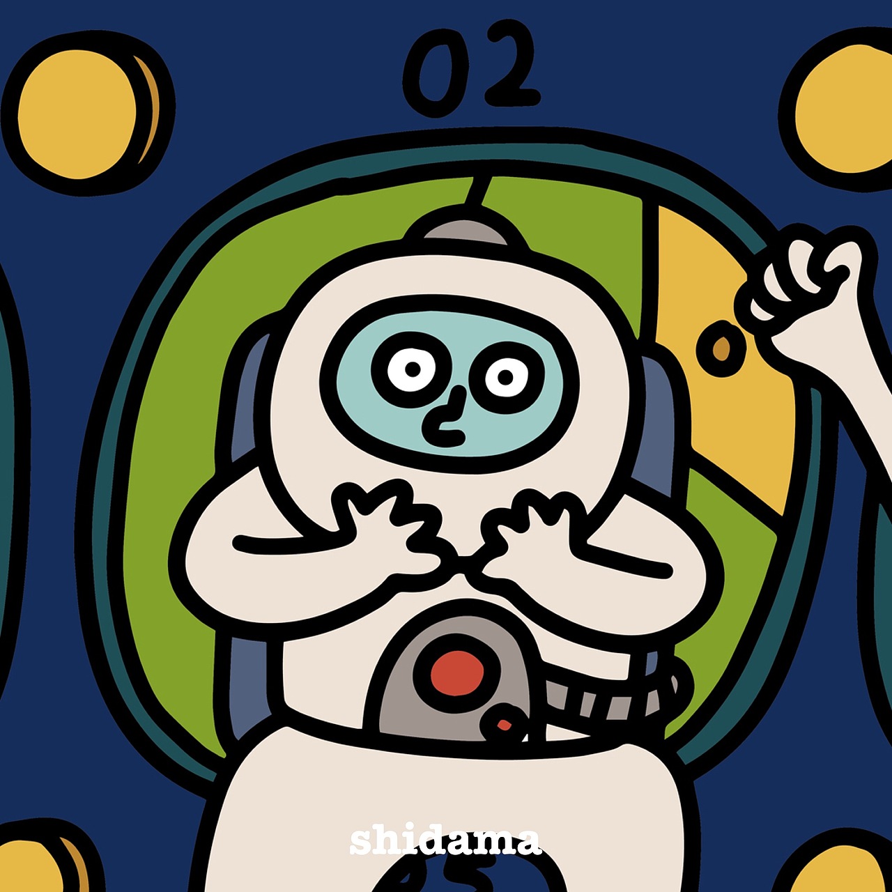 屎大吗原创插画太空系列之太空舱游记（图ZMTIyMTQ0MTMy） - 商业插画 - 站酷设计师屎大吗原创素材 - 站酷ZCOOL