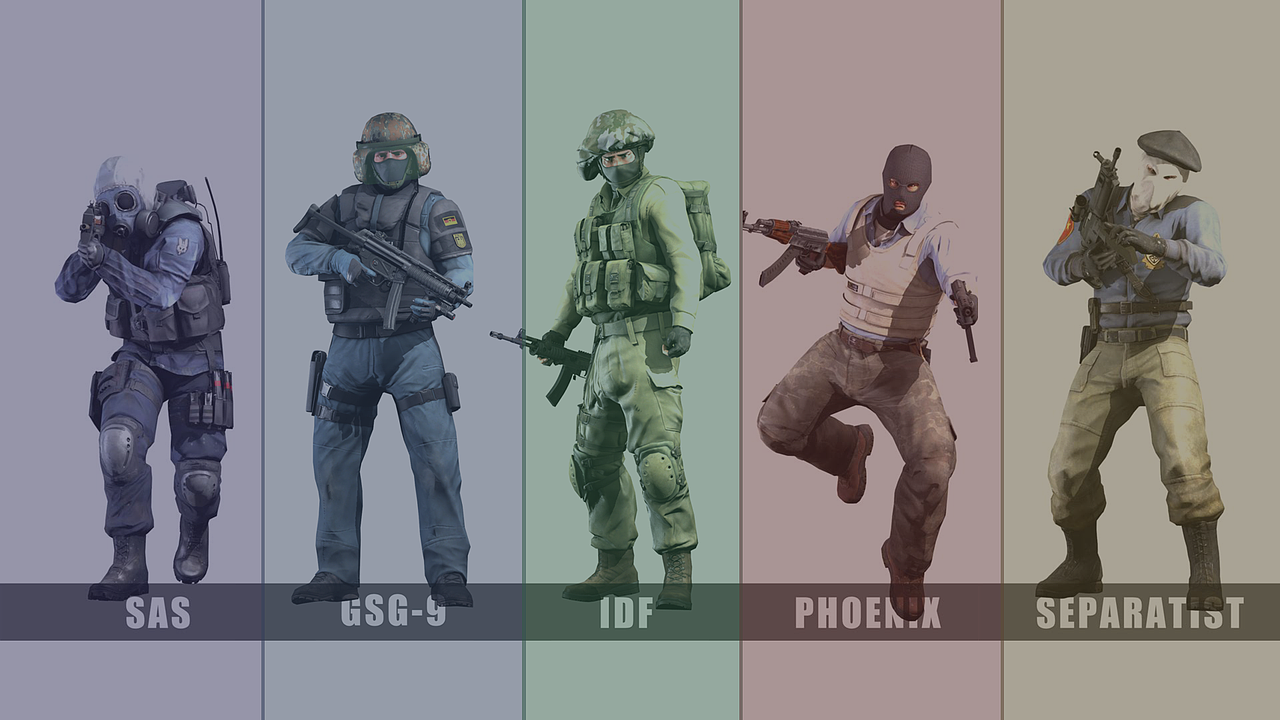 csgo游戏角色mbe风格设计