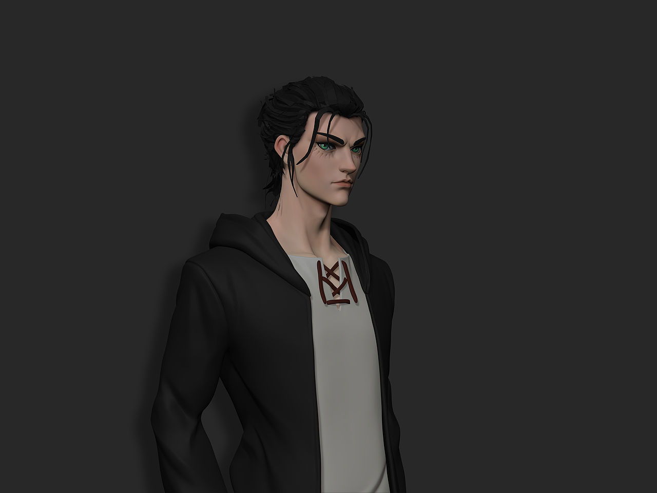 进击的巨人/艾伦/ZBRUSH雕刻练习/屠魔少年终成魔（图ZMjUwMjgxOTE2） - 人物/生物 - 站酷设计师HeHuiZ原创素材 - 站酷ZCOOL