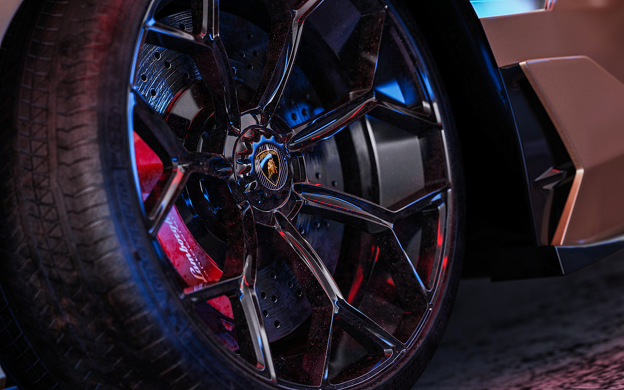 CGI丨Lamborghini Aventador SVJ（图ZMjYwNDU0MTYw） - 机械/交通 - 站酷设计师阿飞_Vision原创素材 - 站酷ZCOOL