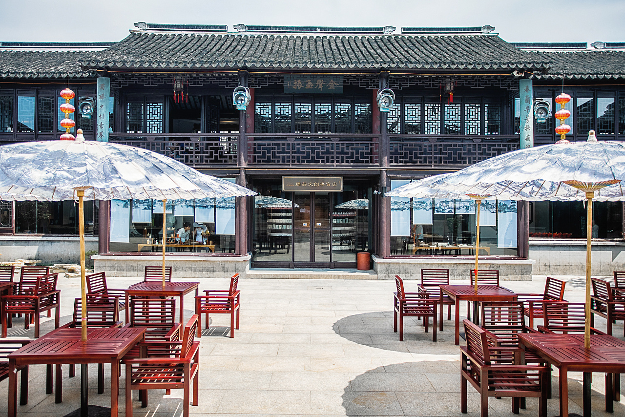 江苏昆山周庄的古戏台