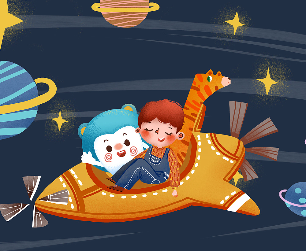 科瓦儿童齿科中心IP小蓝呆