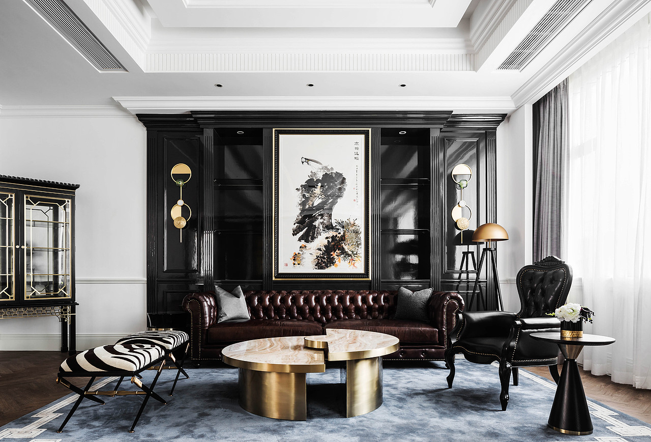 古典奢华与现代文明相结合的办公空间