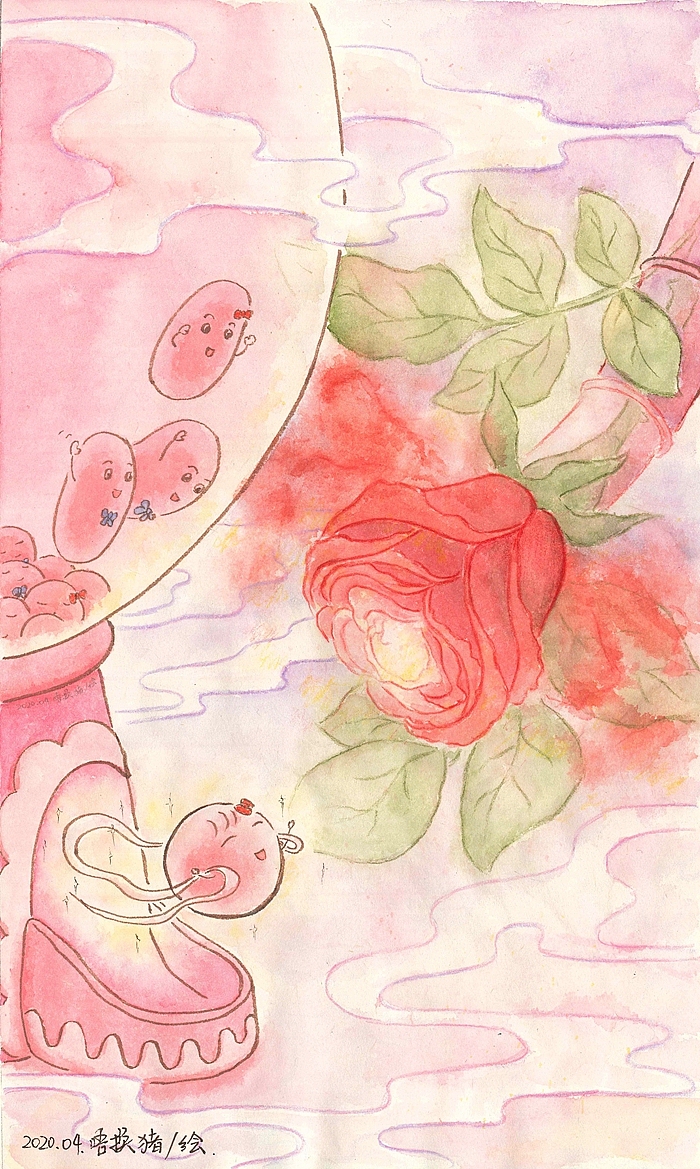 妈妈肚子里有个秘密花园（图ZMjM5ODYxNTA0） - 绘本 - 站酷设计师唔换猪原创素材 - 站酷ZCOOL