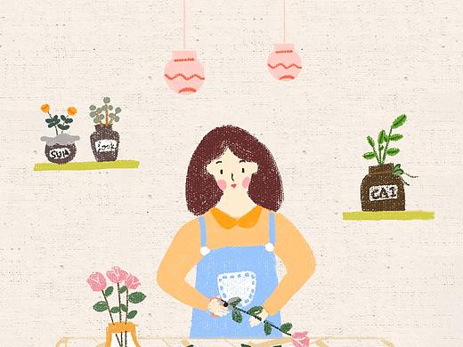 插画习作——一个人的生活（个人主页-ZMjY2NzMwMzY=） - 创作习作 - 站酷设计师橘小橘小橘原创素材 - 站酷ZCOOL