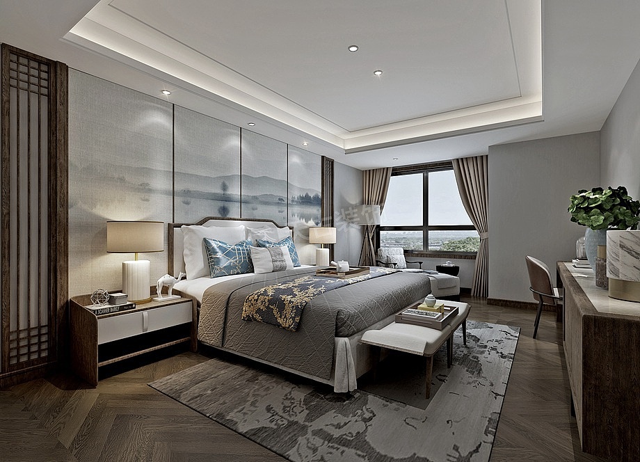 龙湖九里晴川联排户型改造方案|新中式风格别墅设计