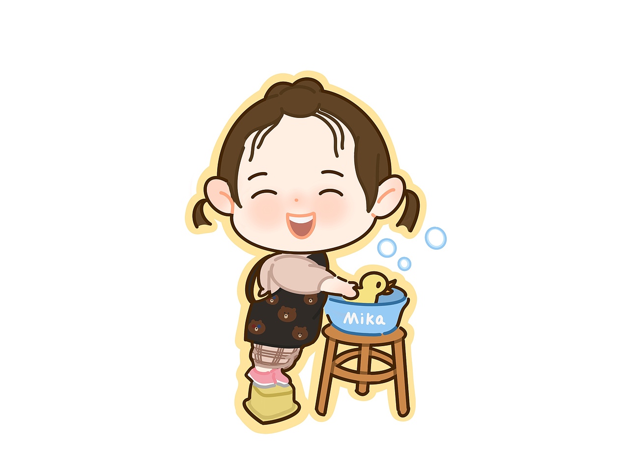 Q版人物手绘-可爱的小朋友（客单）（图ZMjkzMTEwODc2） - 儿童插画 - 站酷设计师qdwhjcd原创素材 - 站酷ZCOOL