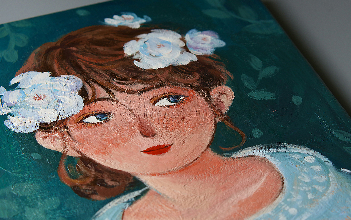 《春》丙烯/30*30