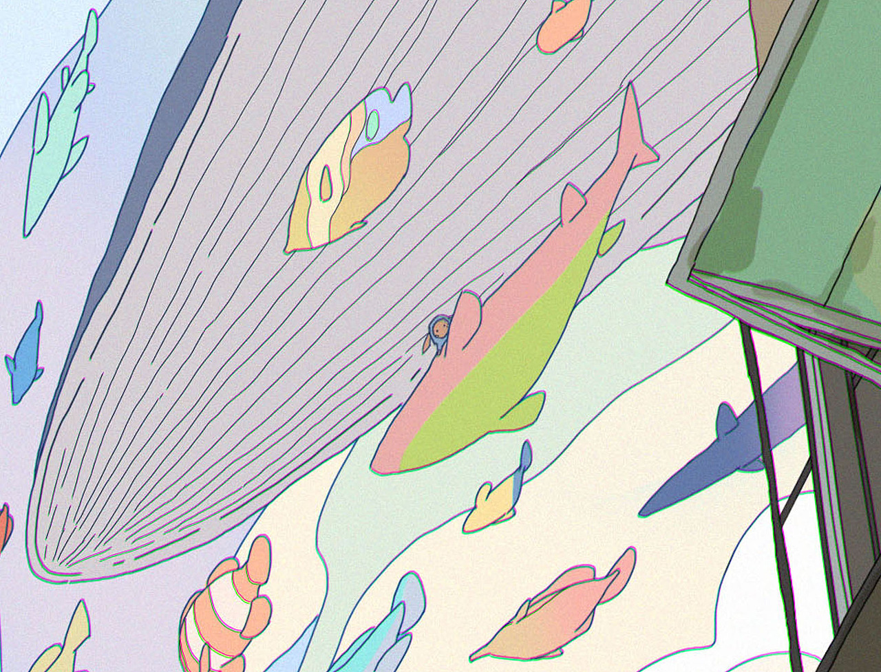 我家楼下 3 天空中的彩虹鱼 