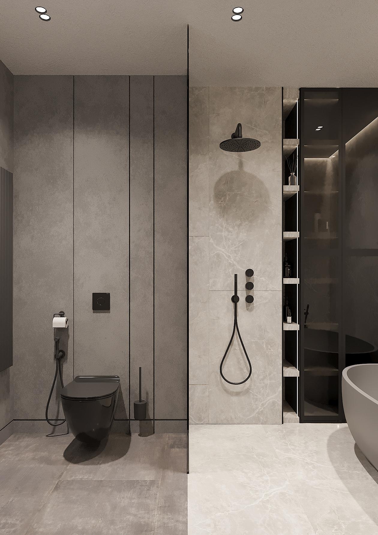 高级灰 水泥色的极致运用（图ZMjQ2NzY3NDQ0） - 家装设计 - 站酷设计师小小冰8025原创素材 - 站酷ZCOOL