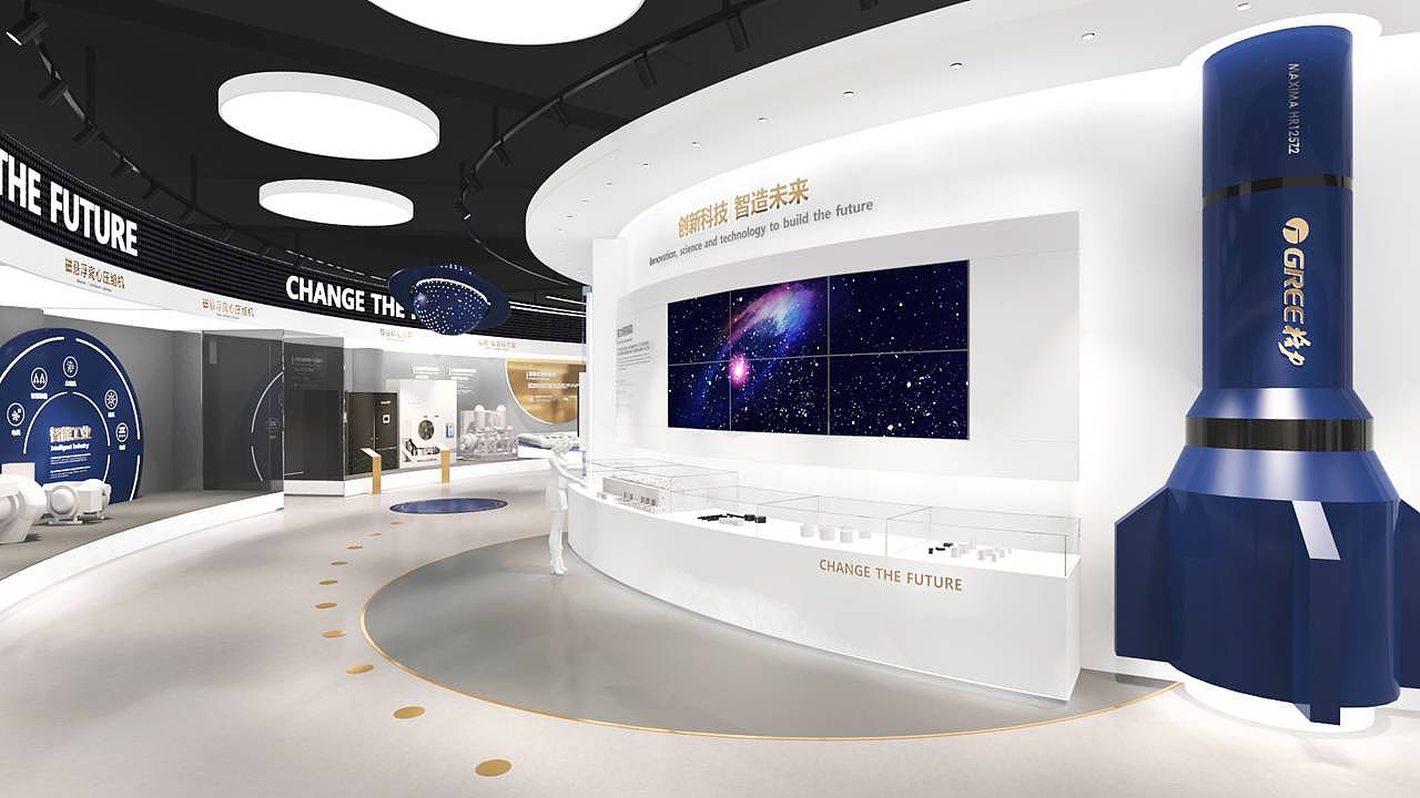 GREE格力｜洛阳展厅（图ZMjYwMjk3MDA0） - 商业空间设计 - 站酷设计师揽世创意原创素材 - 站酷ZCOOL