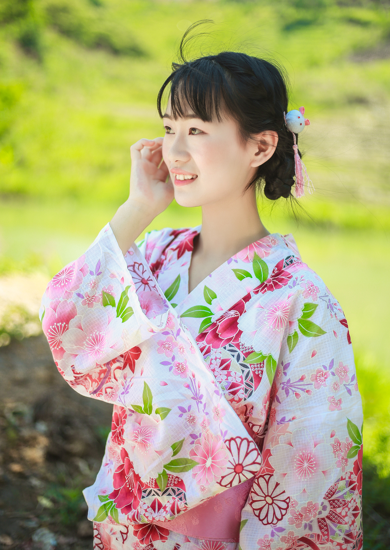 《夏野》(少女、双子写真)