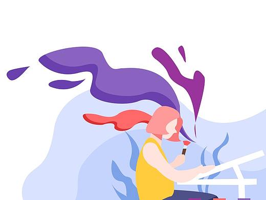 插画（个人主页-ZNDEyNjkzMjg=） - 艺术插画 - 站酷设计师snowman静原创素材 - 站酷ZCOOL