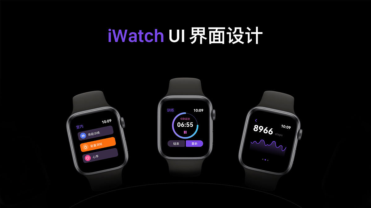 iWatch UI界面设计临摹（图ZMjkzNTY3NDU2） - 软件界面 - 站酷设计师xx_t原创素材 - 站酷ZCOOL