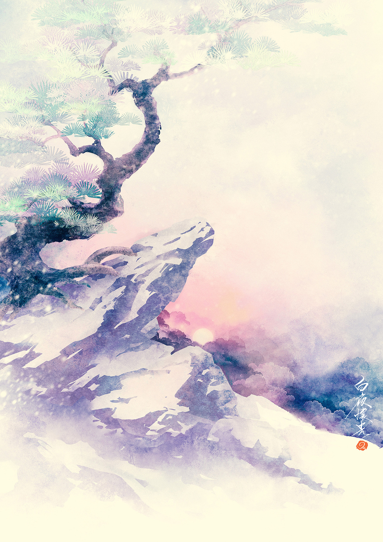 晴雪（图ZMjU4NTc3MDgw） - 创作习作 - 站酷设计师白夜怀光原创素材 - 站酷ZCOOL