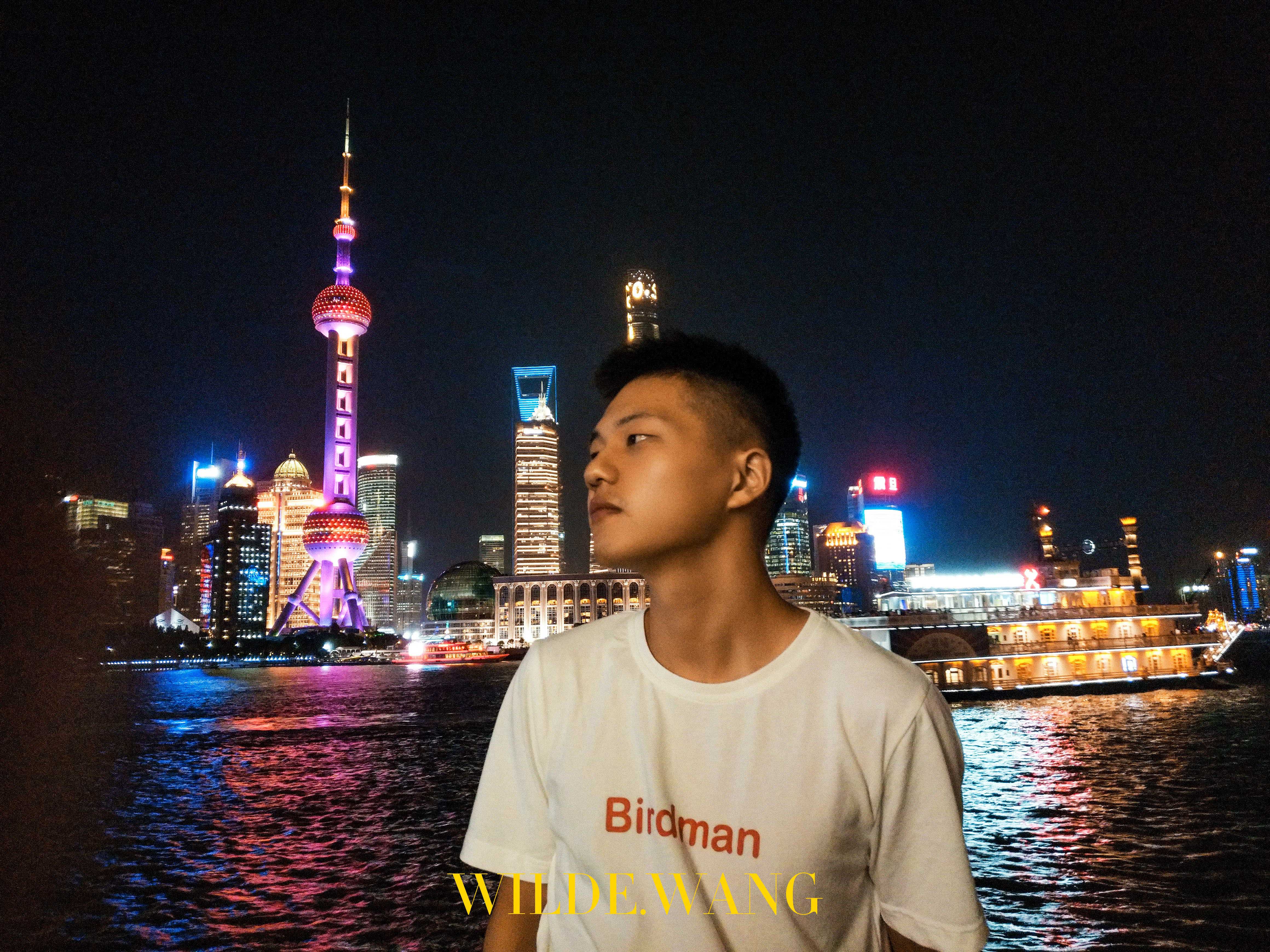 上海游客照的照片图片