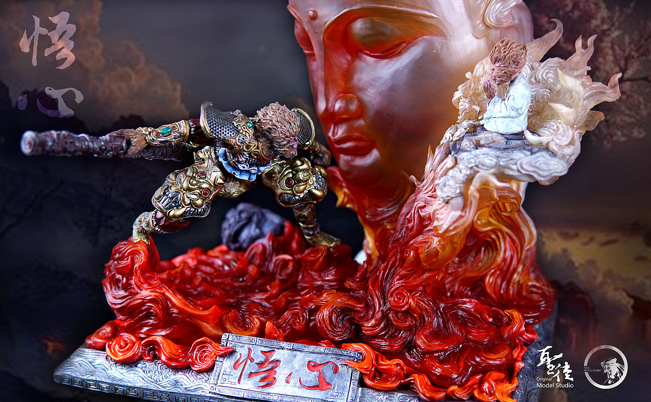 聖徒原创作品《悟.心》（图ZMTE4MzYwNzI0） - 手办/模玩 - 站酷设计师聖徒原创素材 - 站酷ZCOOL