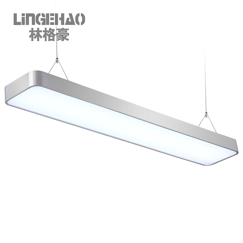 林格豪led长条办公照明吊灯铝材吊线灯具