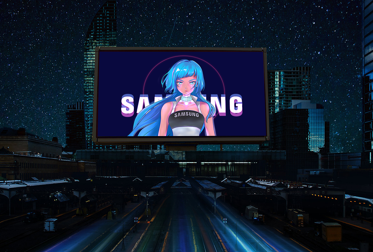 三星科技少女-S醬（圖ZMjU5NjMzMTc2） - IP形象 - 站酷設(shè)計師阿吉的寶貝們原創(chuàng)素材 - 站酷ZCOOL