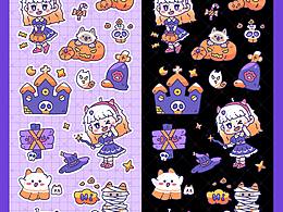原创贴纸丨万圣节🎃