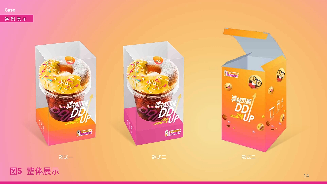 Dunkin Donuts 圈圈&杯杯包装设计