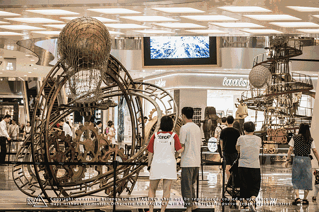 RUYI AGENCY EVENT·杭州來福士一周年慶現(xiàn)場圖（圖ZMTYzNDkxMzAw） - 景觀設計 - 站酷設計師RUYIAGENCY原創(chuàng)素材 - 站酷ZCOOL