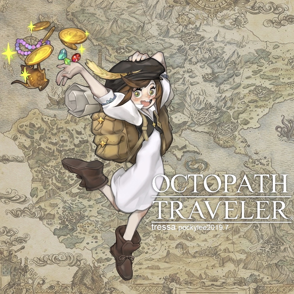 八方旅人同人图了解一下