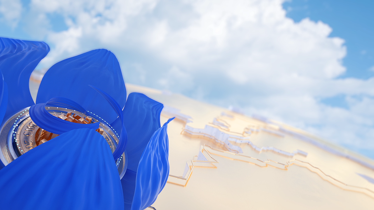 原創(chuàng)金色地球城藍(lán)色飄帶粒子穿梭片頭（圖ZMTc2NjExNjIw） - 動畫/影視 - 站酷設(shè)計師喬大帝的劍原創(chuàng)素材 - 站酷ZCOOL