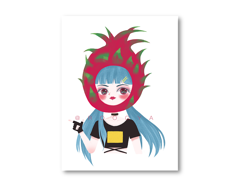 水果系列女生头像